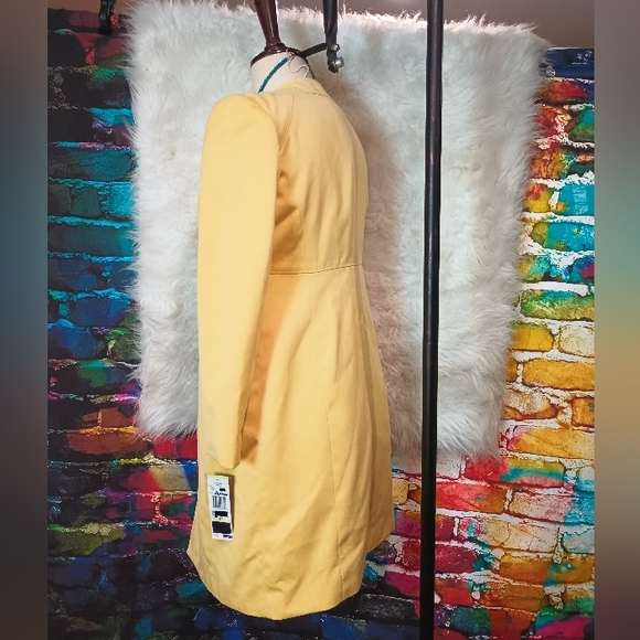 Anne Klein Yellow Jacket and Dress Suit New With Tags Size 4P - Picture 4 of 14